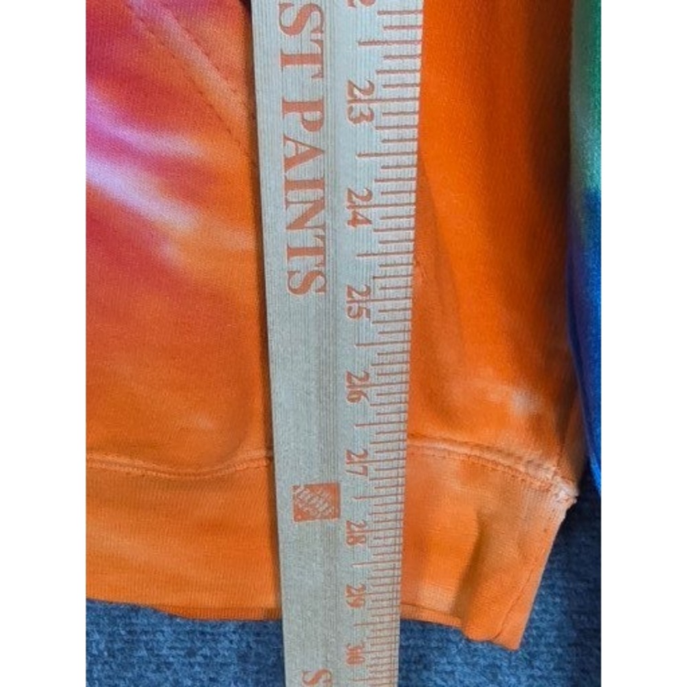 Ocean Beach Tie Dye San Francisco California Vintage Van Life Hoodie Sz L Casual - Picture 4 of 8